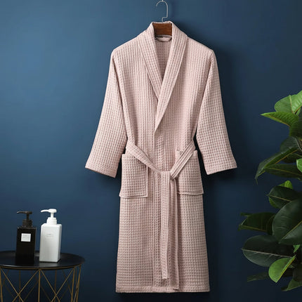 Soft Absorbent Bathrobe Dressing Gown with Relaxed Fit | Unisex Comfort for Everyday Lounging