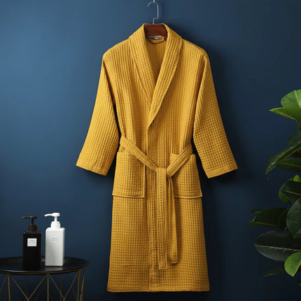 Soft Absorbent Bathrobe Dressing Gown with Relaxed Fit | Unisex Comfort for Everyday Lounging
