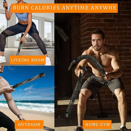 Adjustable Steel Jump Rope with Built-in Weight Block | Speed Training for Cardio and Strength Workouts