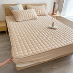 Beige / 90x200x30cm (Single Bed)