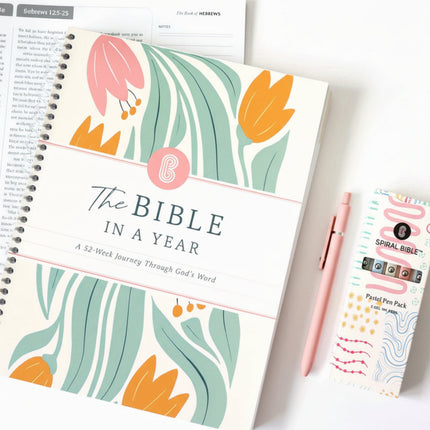 Undated Weekly Monthly Planner with Spiral Bound Design | Flexible Goal Management for Work and School