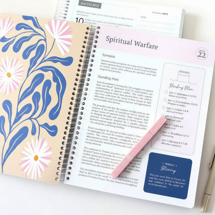 Undated Weekly Monthly Planner with Spiral Bound Design | Flexible Goal Management for Work and School
