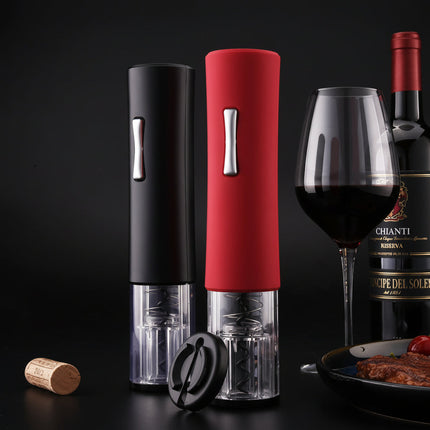 Electric Wine Opener with One-Touch Operation | Automatic Corkscrew for Effortless Bottle Opening