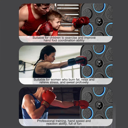 Wall Boxing Trainer with Interactive Reaction Speed Targets | Fun Home Fitness Exercise for All Ages