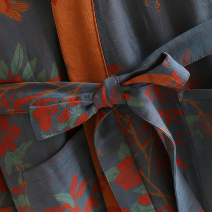 Lightweight Waffle Bathrobe with Quick-Dry Fabric | Retro Style for Everyday Comfort and Relaxation