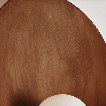 Modern Minimalist Round Wall Sconce with Frosted Glass Diffuser | Elegant Lighting for Bedroom and Living Spaces