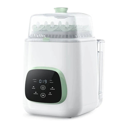 Automatic Baby Bottle Washer with Steam Sterilization & Hot Air Drying | All-in-One Countertop Solution for Easy Cleaning and Storage