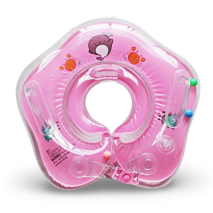 Baby Float Neck Ring with Adjustable Support | Safe and Easy Infant Bath Time for Gentle Water Play