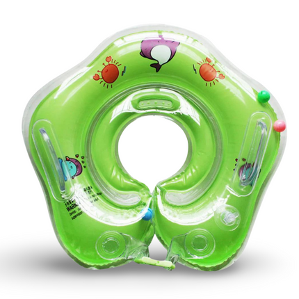Baby Float Neck Ring with Adjustable Support | Safe and Easy Infant Bath Time for Gentle Water Play
