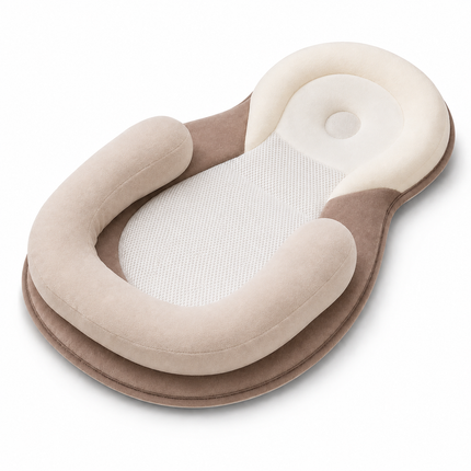 Baby Head Support Pillow for Stroller and Car Seat | Ergonomic Comfort for Reflux Relief and Enhanced Support