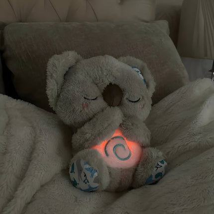 Breathing Light Plush Bear Baby Sleep Toy with Rhythmic Motion | Gentle Night Light for Calm Bedtime Routines