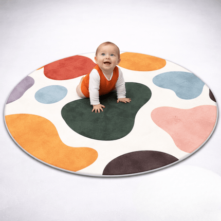 Super Cushioned Baby Play Mat with Non-Slip Bottom | Portable, Machine Washable Play Area for Safe Crawling