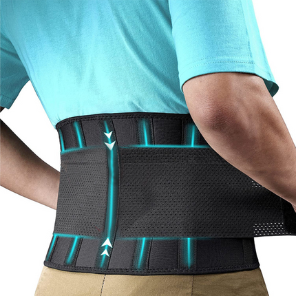 Back Brace Lumbar Support for Lower Back, Adjustable Neoprene Back Support Belt, Lumbar Support Belt for Pain Relief_00