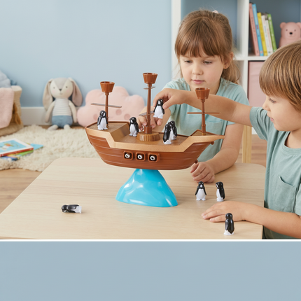 Balancing Game for Kids with Pirate Ship & Penguin Stacking | Fun Skill-Building Activity for Ages 3+