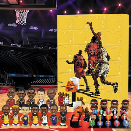 Basketball Advent Calendar with Collectible Mini Figures | Daily Surprises for Fans and Collectors