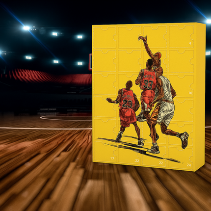 Christmas Advent Calendar for Teens, Kids Advent Calendar with 24 Basketball Mini Figures