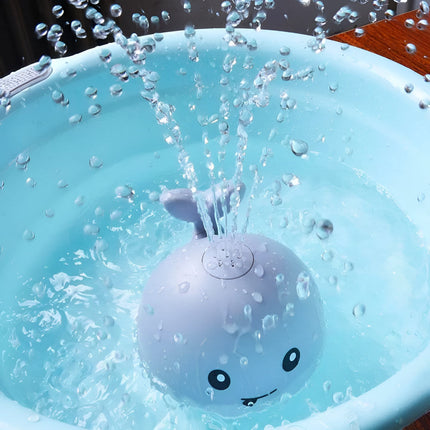 Automatic Bath Toy Whale Sprinkler with Colorful Lights | Fun Water Play for Babies and Young Children