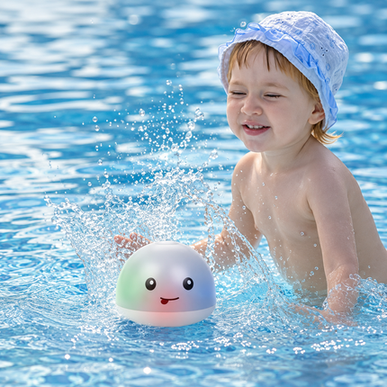 Automatic Bath Toy Whale Sprinkler with Colorful Lights | Fun Water Play for Babies and Young Children