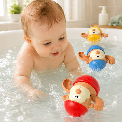 Wind-Up Bath Toy with Clockwork Swimming Action | Engaging Water Play for Kids During Tub Time