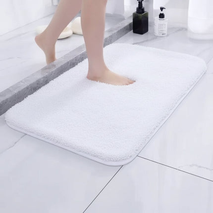 Ultra-Soft Plush Bath Rug with Non-Slip Backing | Highly Absorbent for Bathroom Comfort