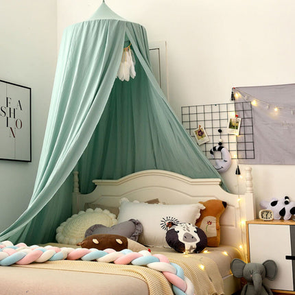 Nursery Kids Bed Canopy with Lightweight Fabric | Cozy Hanging Decor for Playtime and Reading Spaces