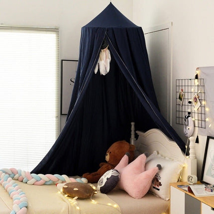 Nursery Kids Bed Canopy with Lightweight Fabric | Cozy Hanging Decor for Playtime and Reading Spaces