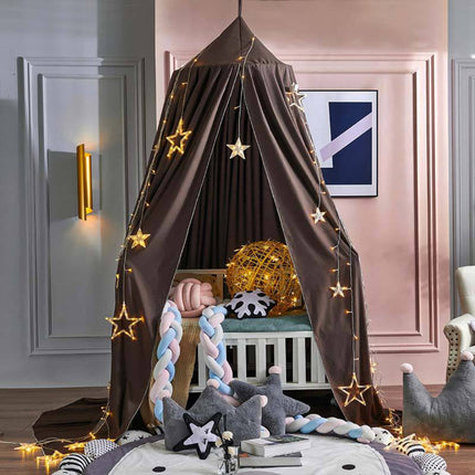 Nursery Kids Bed Canopy with Lightweight Fabric | Cozy Hanging Decor for Playtime and Reading Spaces
