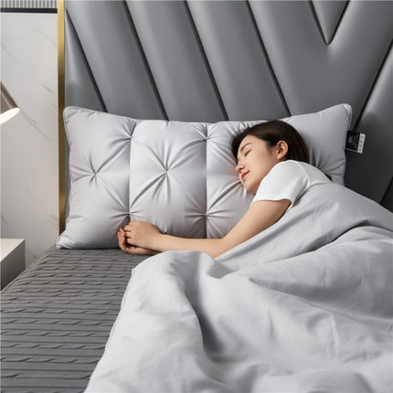 Down Alternative Bed Pillow for Neck Support | Breathable Design for Comfortable Sleep and Alignment