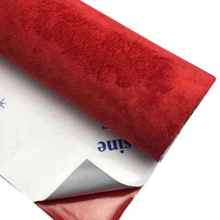 Self Adhesive Velvet Fabric Roll for Furniture and Walls, Velvet Contact Paper for Car Interior – image 7