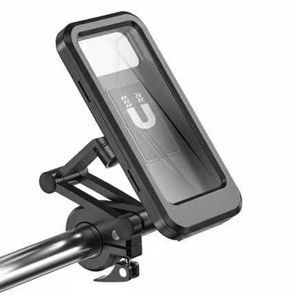 Waterproof Bike Phone Mount with 360-Degree Rotation | Hands-Free Holder for Safe Riding and Navigation