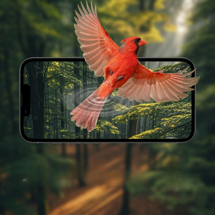 Bird Feeder Camera with 2K HD Video | WiFi App Control for Backyard Bird Watching