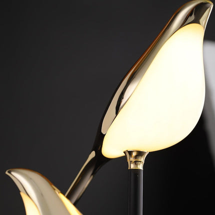 Golden Birdlight Wall Lamp with Unique Bird-Inspired Design | Modern Nordic LED Sconce for Warm Ambient Glow