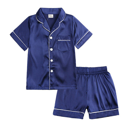 Kids Pajama Set with Button Top and Elastic Waist Pants | Comfortable Sleepwear for Bedtime and Lounging