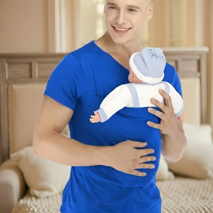 Ergonomic Baby Carrier Tee with Integrated Infant Pouch | Comfortable Hands-Free Parenting for Everyday Use