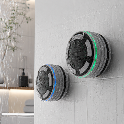 Portable Bluetooth Speakers, Waterproof Bluetooth Speaker with Suction Cup, Shower Speaker for Bathroom and Calls_03