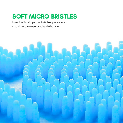 Silicone Body Scrubber Shower Brush with Dual-Sided Surface | Exfoliating Bath Massager for Daily Cleansing