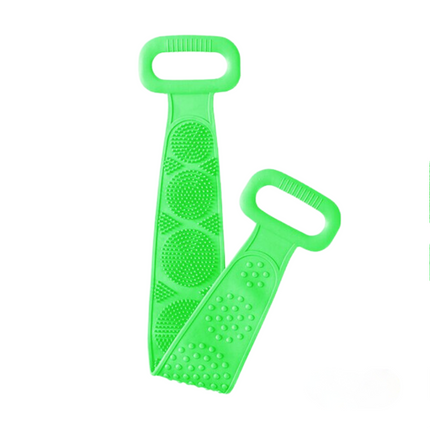 Silicone Body Scrubber Shower Brush with Dual-Sided Surface | Exfoliating Bath Massager for Daily Cleansing