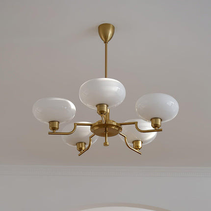 Elegant Bonnie Chandelier - Modern Crystal Lighting Fixture for Living Room & Dining Room Decor