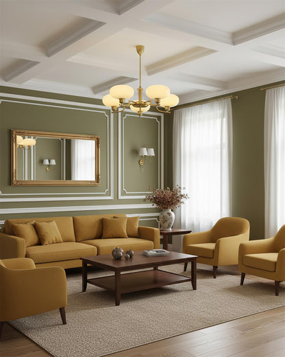 Elegant Bonnie Chandelier - Modern Crystal Lighting Fixture for Living Room & Dining Room Decor