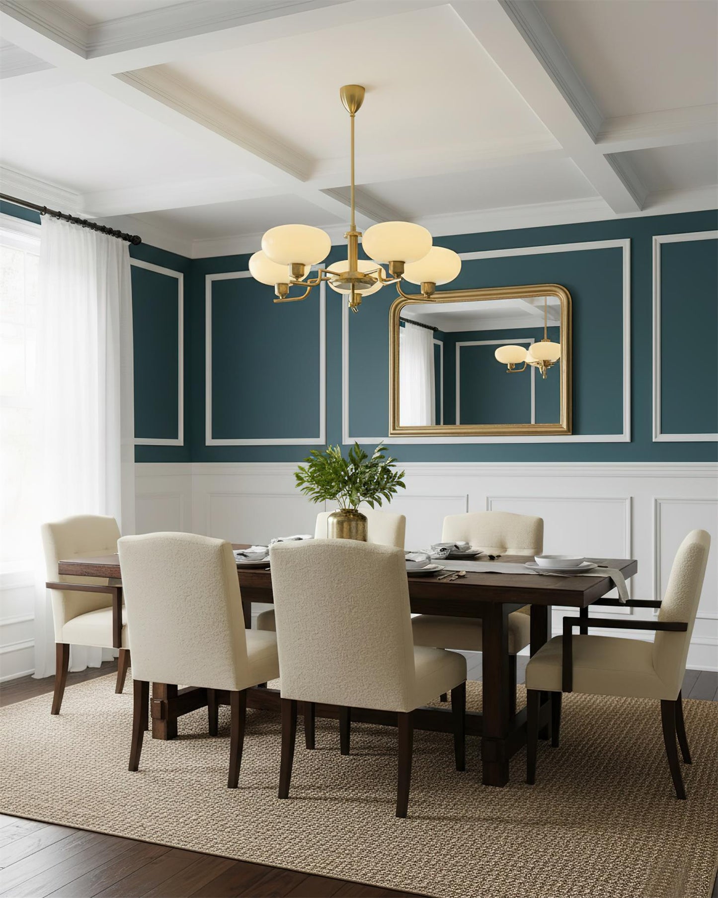 Elegant Bonnie Chandelier - Modern Crystal Lighting Fixture for Living Room & Dining Room Decor