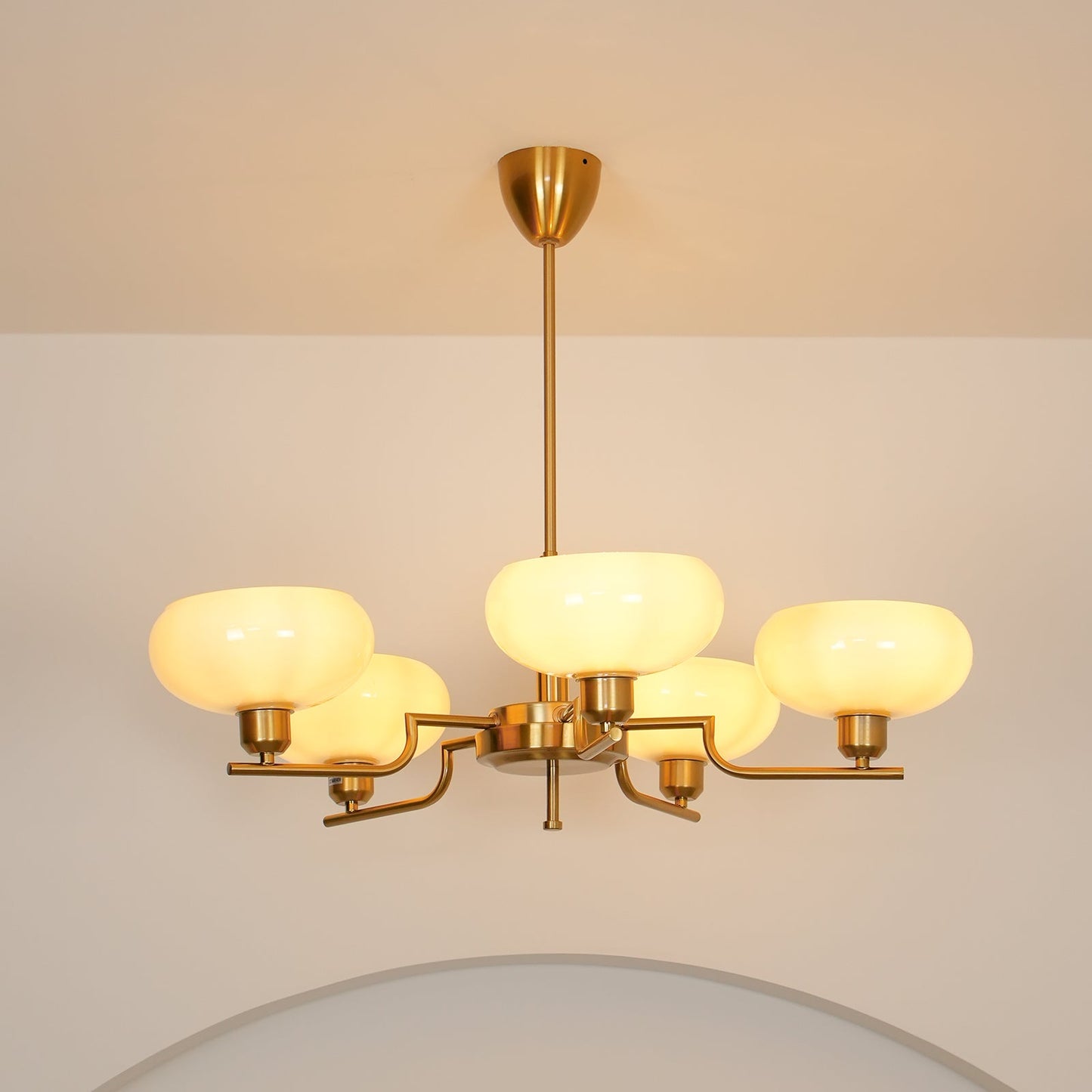 Elegant Bonnie Chandelier - Modern Crystal Lighting Fixture for Living Room & Dining Room Decor