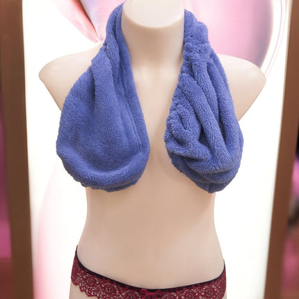 Bra Sweat Towel Wrap with Adjustable Straps | Absorbent Wire-Free Cover for Daily Lounge Comfort