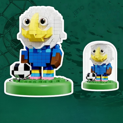 Worldcup Soccer Building Blocks Set with Small Plastic Pieces | Creative Play and Display for Football Fans