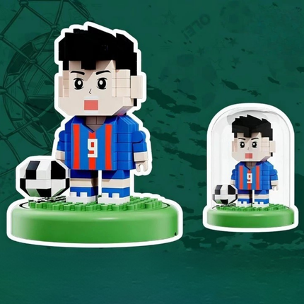 Worldcup Soccer Building Blocks Set with Small Plastic Pieces | Creative Play and Display for Football Fans