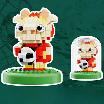 Worldcup Soccer Building Blocks Set with Small Plastic Pieces | Creative Play and Display for Football Fans