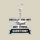 Cute Keychains Acrylic Charm, Bunny Cat Keychain Bag Charm, Funny Cartoon Key Ring, Rabbit Purse Charm for Backpack_00