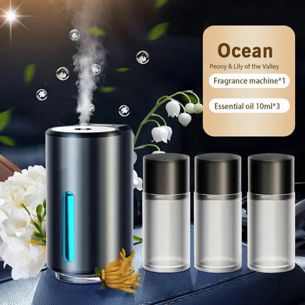 Car Air Freshener Diffuser with Adjustable Scent Control | Essential Oil Aromatherapy for a Fresh Driving Experience