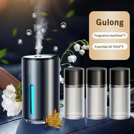 Car Air Freshener Diffuser with Adjustable Scent Control | Essential Oil Aromatherapy for a Fresh Driving Experience