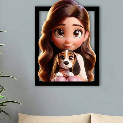 Personalized 3D Acrylic Photo Frame with Custom Engraving | Meaningful Home Décor for Cherished Memories