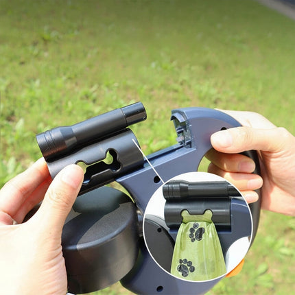 Dual Retractable Dog Leash for Two Dogs with Tangle-Free Design | Easy-Control Handle for Organized Walks